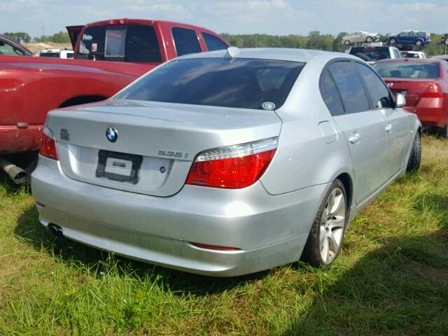 WBANW13588CZ80179 - 2008 BMW 535 I SILVER photo 4