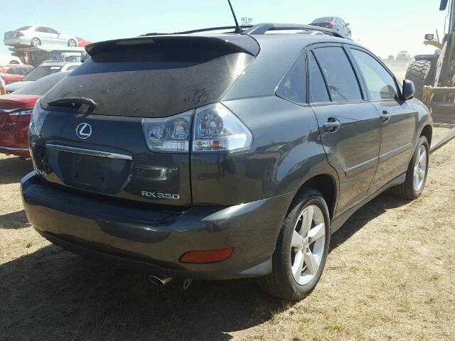 JTJGA31U750048422 - 2005 LEXUS RX 330 GRAY photo 4