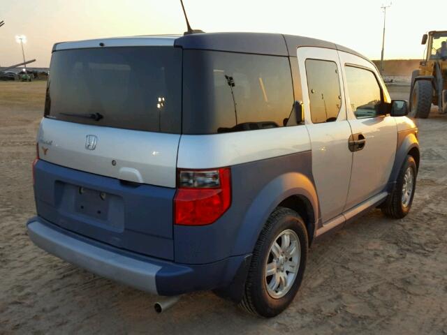 5J6YH28696L018871 - 2006 HONDA ELEMENT BLUE photo 4