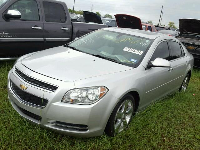 1G1ZD5EU9CF265384 - 2012 CHEVROLET MALIBU SILVER photo 2