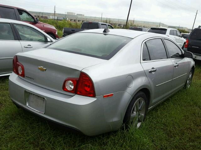 1G1ZD5EU9CF265384 - 2012 CHEVROLET MALIBU SILVER photo 4