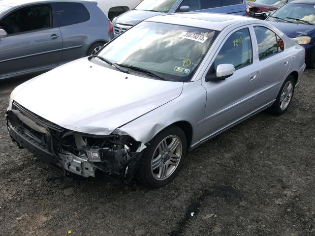 YV1RS592X72600357 - 2007 VOLVO S60 2.5T SILVER photo 2