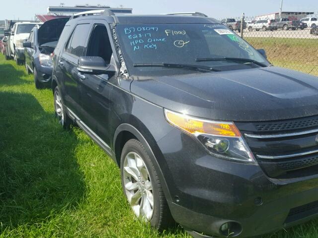 1FM5K7F83EGA27452 - 2014 FORD EXPLORER L BLACK photo 1