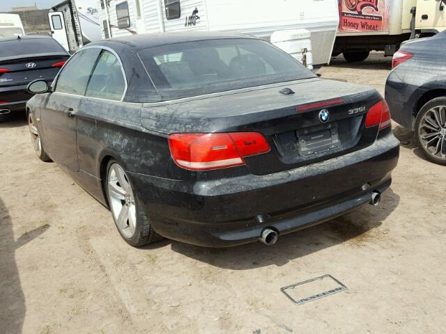 WBAWL73568PX57969 - 2008 BMW 335 BLACK photo 3