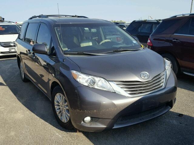 5TDYK3DC2ES422049 - 2014 TOYOTA SIENNA CHARCOAL photo 1