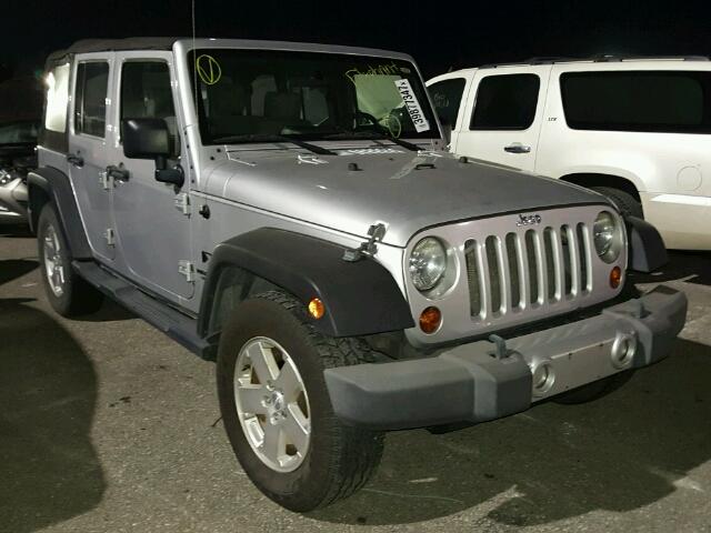 1J4GB39139L705368 - 2009 JEEP WRANGLER U SILVER photo 1