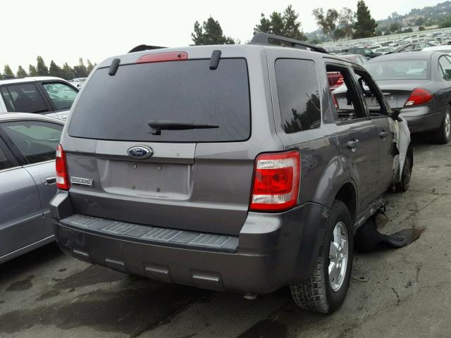 1FMCU03G89KB88242 - 2009 FORD ESCAPE XLT GRAY photo 4