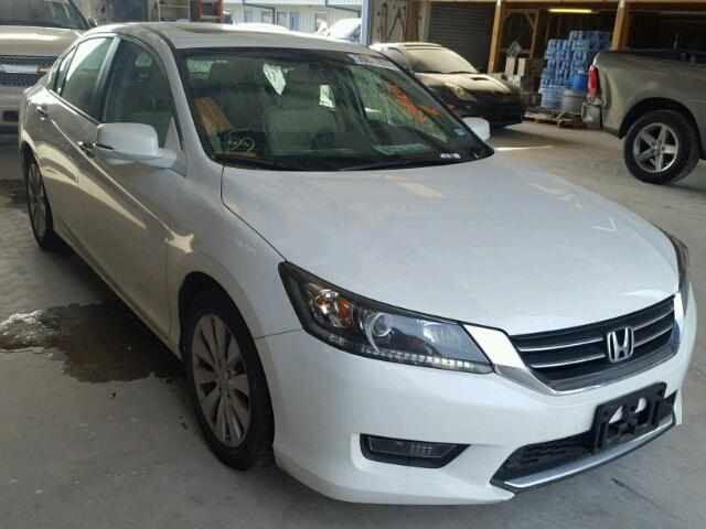 1HGCR2F73FA193252 - 2015 HONDA ACCORD EX WHITE photo 1