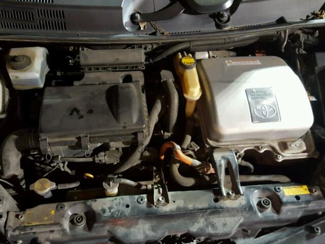 JTDKB20U597847635 - 2009 TOYOTA PRIUS შავი ფოტო 7