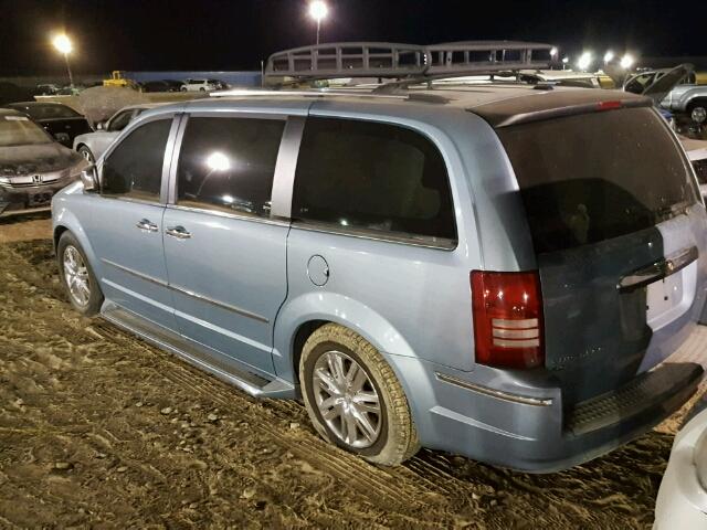 2A4RR6DXXAR195212 - 2010 CHRYSLER TOWN & COU BLUE photo 3