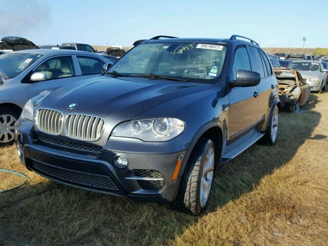 5UXZW0C55D0B95968 - 2013 BMW X5 XDRIVE3 BLUE photo 2