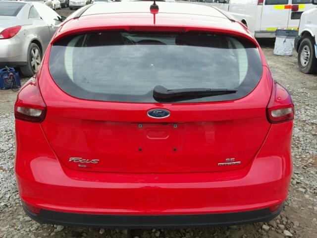 1FADP3K29GL203884 - 2016 FORD FOCUS RED photo 9