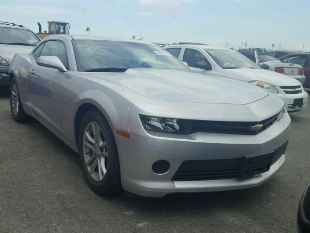 2G1FA1E35E9202063 - 2014 CHEVROLET CAMARO LS SILVER photo 1