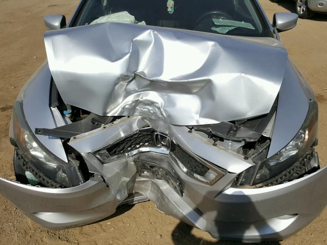 1HGCS12828A025747 - 2008 HONDA ACCORD EXL SILVER photo 7