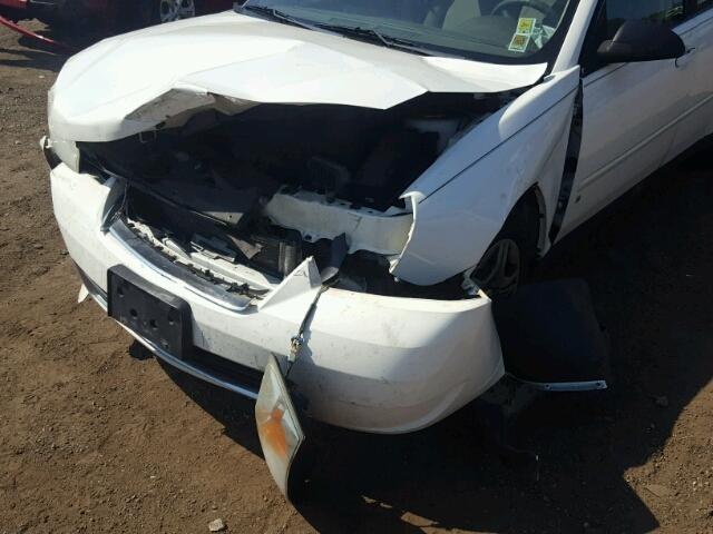 1G1ZS58F57F116706 - 2007 CHEVROLET MALIBU LS WHITE photo 10