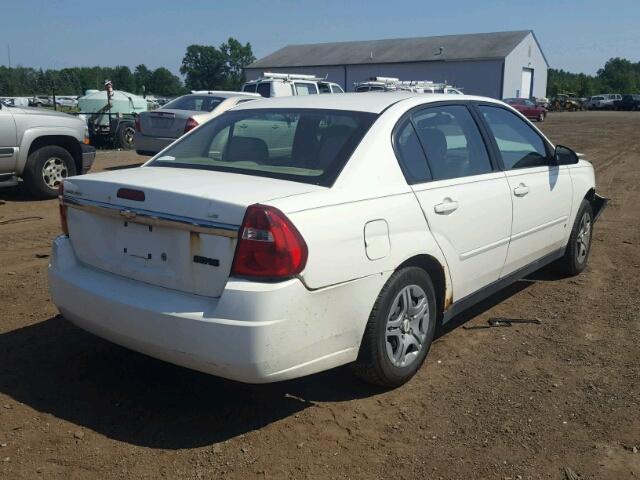1G1ZS58F57F116706 - 2007 CHEVROLET MALIBU LS WHITE photo 4