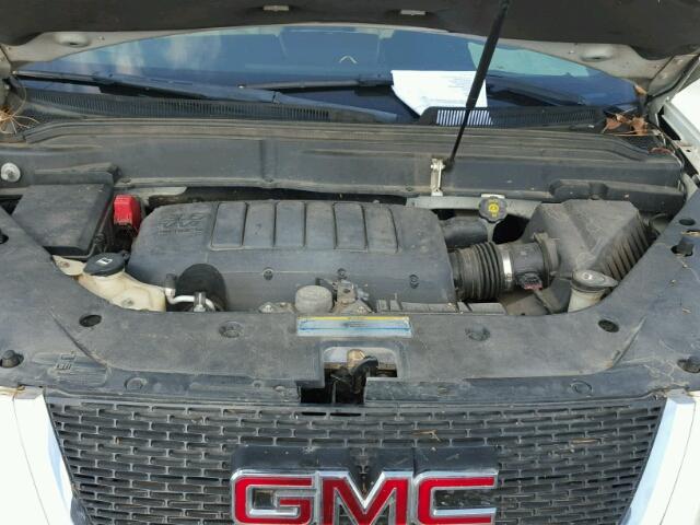 1GKLRMED2AJ110389 - 2010 GMC ACADIA SLT თეთრი ფოტო 7