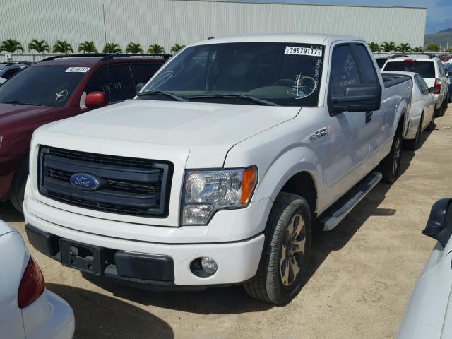 1FTFX1CF9DKE71358 - 2013 FORD F150 WHITE photo 2