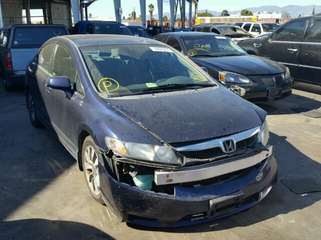 2HGFA16809H518887 - 2009 HONDA CIVIC BLUE photo 1