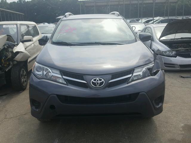 JTMZFREV2EJ019407 - 2014 TOYOTA RAV4 LE GRAY photo 9