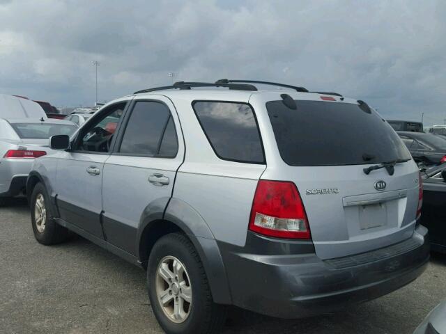 KNDJD733665543534 - 2006 KIA SORENTO EX SILVER photo 3