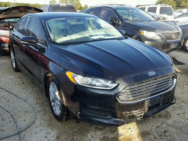 3FA6P0H77FR223884 - 2015 FORD FUSION SE BLACK photo 1