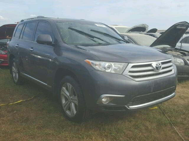 5TDDK3EHXDS233382 - 2013 TOYOTA HIGHLANDER BLUE photo 1