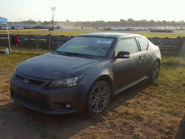 JTKJF5C75D3053945 - 2013 SCION TC GRAY photo 2