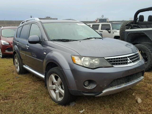 JA4MS41X59Z008693 - 2009 MITSUBISHI OUTLANDER GRAY photo 1