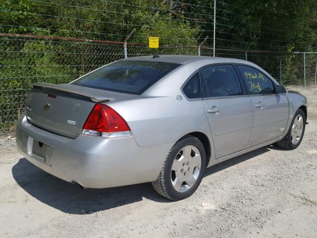 2G1WD58C269324813 - 2006 CHEVROLET IMPALA SUP SILVER photo 4