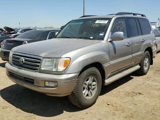 JTEHT05J742066952 - 2004 TOYOTA LAND CRUIS BEIGE photo 2