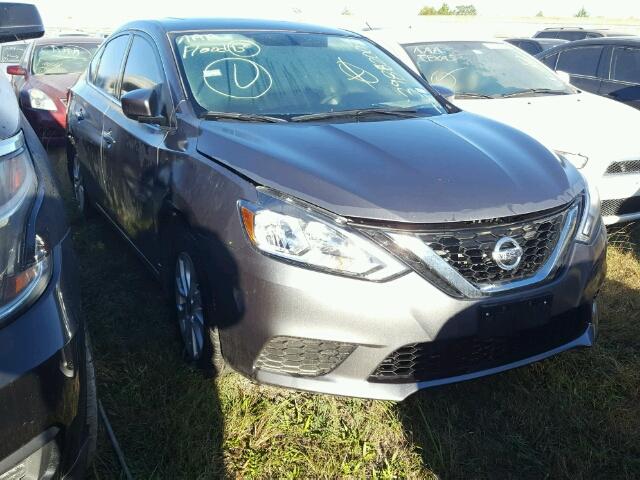 3N1AB7AP7GY275693 - 2016 NISSAN SENTRA GRAY photo 1