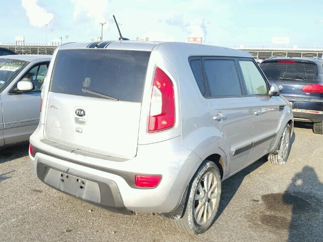 KNDJT2A63D7542426 - 2013 KIA SOUL SILVER photo 4