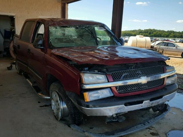 2GCEK13T451363246 - 2005 CHEVROLET SILVERADO BURGUNDY photo 1