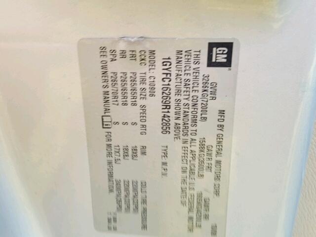 1GYFC16269R142856 - 2009 CADILLAC ESCALADE E GRAY photo 10