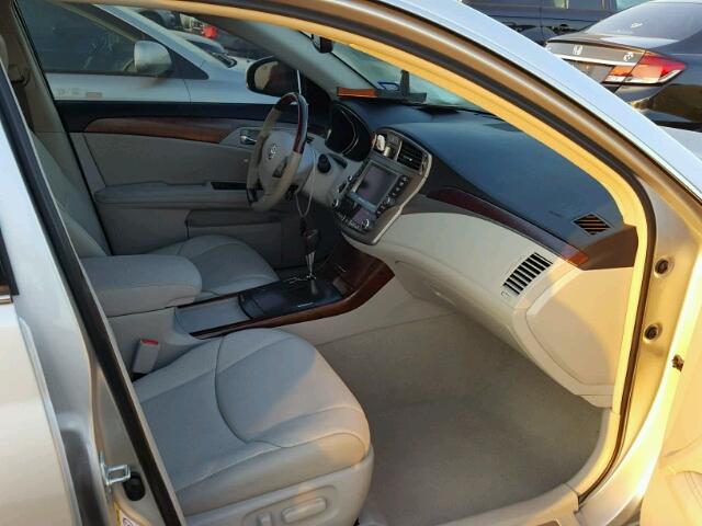 4T1BK3DB2BU431866 - 2011 TOYOTA AVALON BAS SILVER photo 5