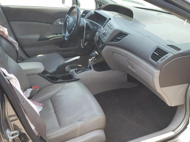 2HGFB2F9XCH328260 - 2012 HONDA CIVIC EXL 灰色 照片 5