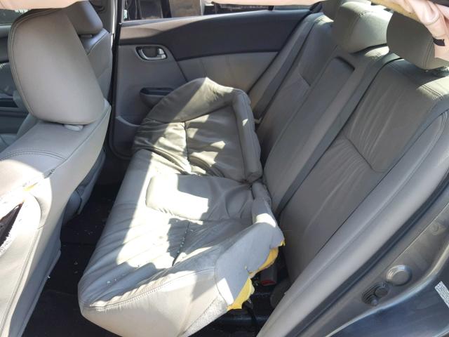 2HGFB2F9XCH328260 - 2012 HONDA CIVIC EXL 灰色 照片 6