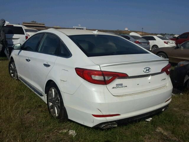 5NPE34AF3HH590958 - 2017 HYUNDAI SONATA WHITE photo 3