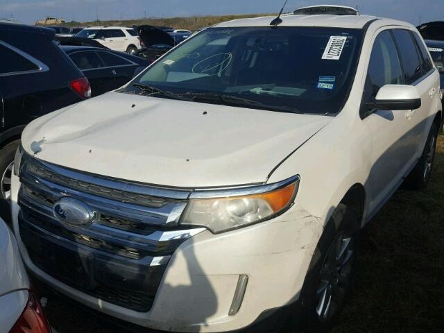 2FMDK3KC8CBA05854 - 2012 FORD EDGE WHITE photo 2