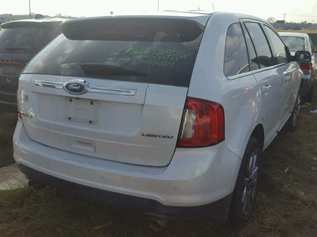 2FMDK3KC8CBA05854 - 2012 FORD EDGE Білий фото 4