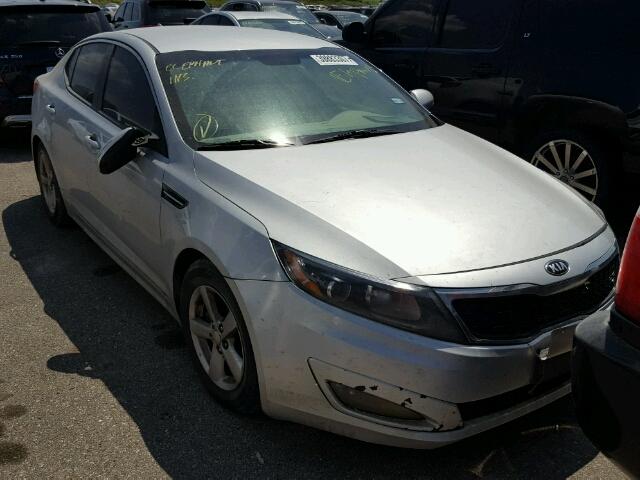 5XXGM4A77EG259273 - 2014 KIA OPTIMA LX SILVER photo 1