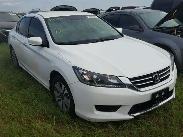 1HGCR2F34EA241076 - 2014 HONDA ACCORD LX WHITE photo 1