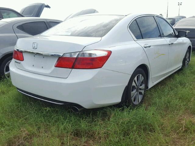 1HGCR2F34EA241076 - 2014 HONDA ACCORD LX WHITE photo 4