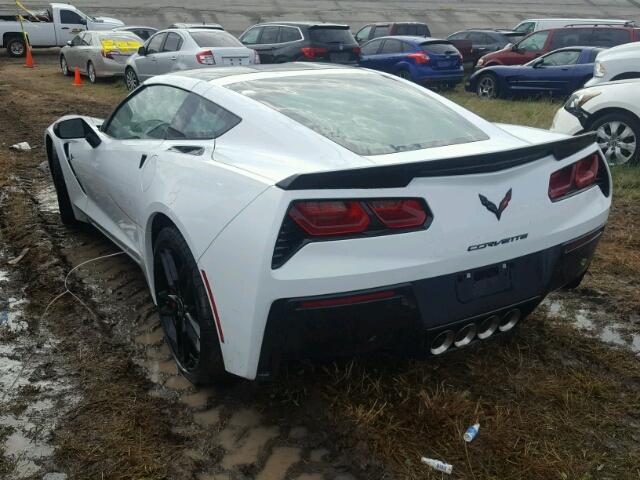 1G1YM2D70F5125322 - 2015 CHEVROLET CORVETTE WHITE photo 3