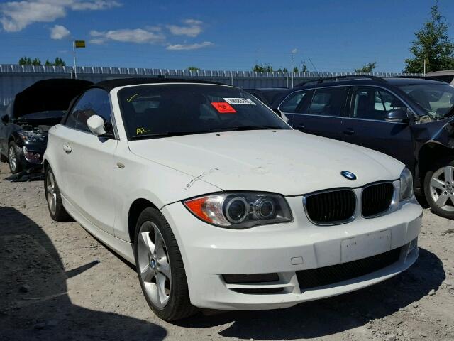 WBAUL73589VJ75070 - 2009 BMW 128 I WHITE photo 1