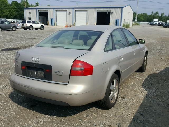 WAUED24B8YN104782 - 2000 AUDI A6 2.7T QU BEIGE photo 4