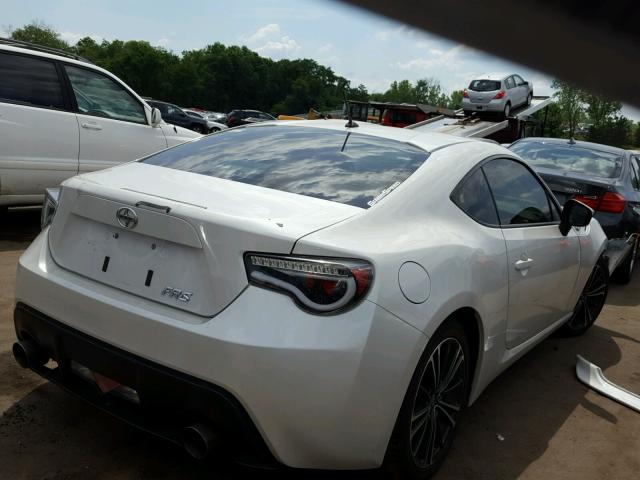 JF1ZNAA15D1723127 - 2013 TOYOTA SCION FR-S WHITE photo 4