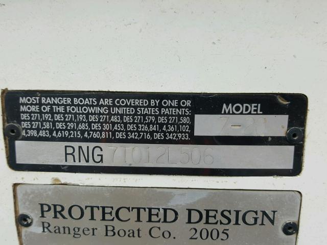 RNG7T012L506 - 2006 LAND ROVER BOAT WHITE photo 10