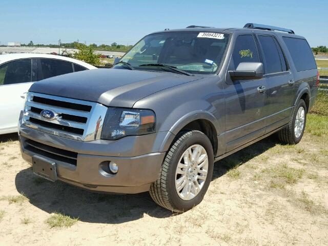 1FMJK1K50EEF18242 - 2014 FORD EXPEDITION CHARCOAL photo 2